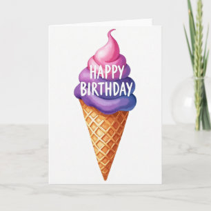 Sweet Swirl Birthday Card