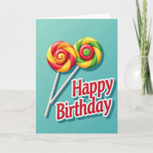 Sweet Swirls Birthday Card