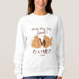 Sweet Taiyaki Fish Japan Souvenir Sweatshirt