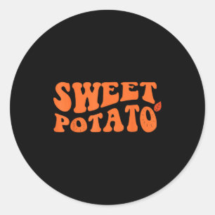 Sweet Tato And Kind Of Rude Tato  Classic Round Sticker
