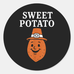 Sweet Tato And Kind Of Rude Tato  Classic Round Sticker