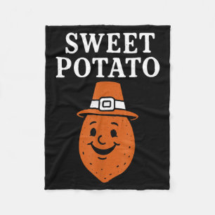 Sweet Tato And Kind Of Rude Tato  Fleece Blanket