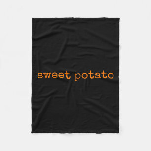 Sweet Tato And Kind Of Rude Tato Fleece Blanket