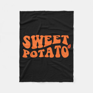 Sweet Tato And Kind Of Rude Tato  Fleece Blanket