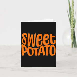 Sweet Tato And Kind Of Rude Tato, Thanksgiving Cou Card