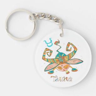 Sweet Taurus Bull Key Ring