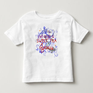 Sweet Tea and Jesus Toddler T-Shirt