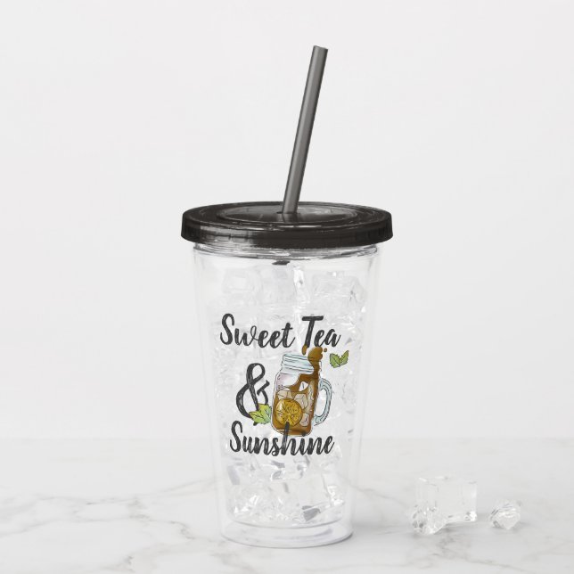 Sweet Tea and Sunshine Acrylic Tumbler (Back Ice)