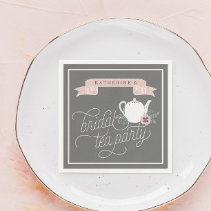 Sweet Tea Personalised Bridal Tea Party Napkin