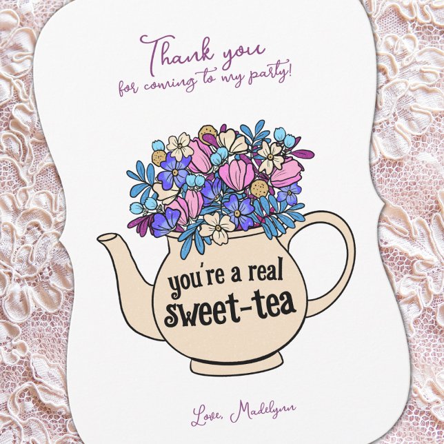 Sweet Tea Thank You Card (Creator Uploaded)
