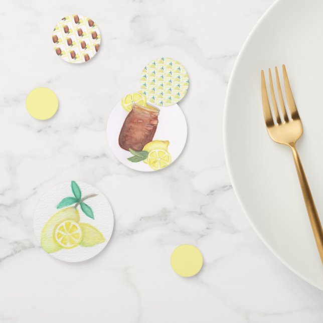 Sweet Tea with Lemons Confetti (Group)