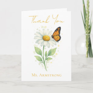 Sweet Teacher Appreciation Thank You Message Card