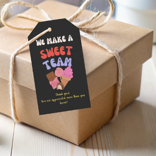 Sweet Team Volunteer Employee Staff Appreciation Gift Tags