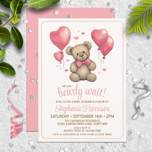 Sweet Teddy Bear Baby Shower Invitation