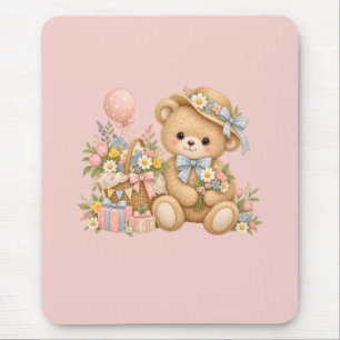 Sweet Teddy Bear Party Design Mouse Pad