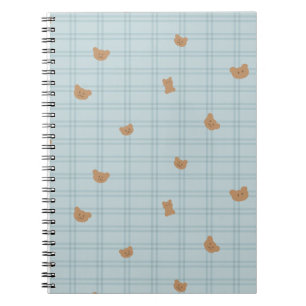Sweet Teddy Bears Seamless Pattern – Cute Baby Notebook