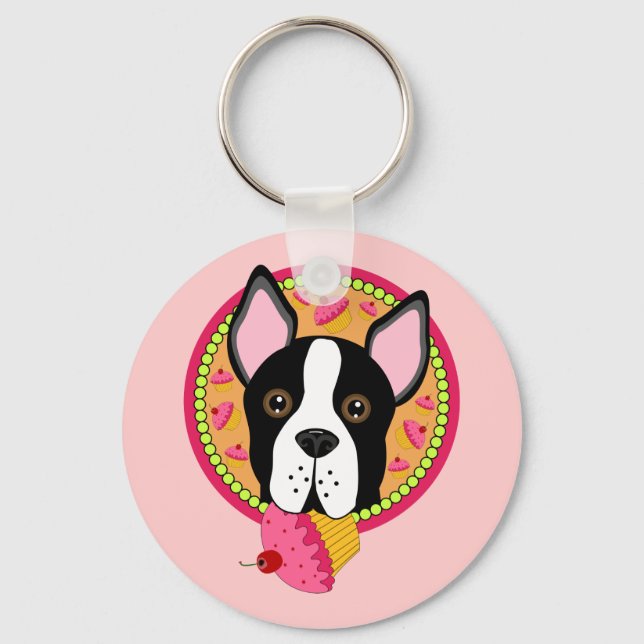 Sweet Terrier Key Ring (Front)