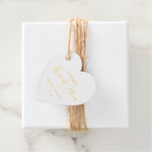 Sweet Thank You For Celebrating with us Wedding Favour Tags