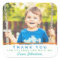 Sweet Thank You Photo Birthday Stickers