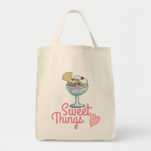 Sweet Things - Ice Cream Sundae Tote Bag