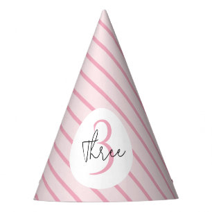 Sweet Time Pastel Pink Doughnut Birthday Party Hat