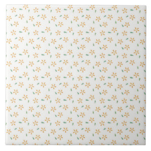Sweet Tiny Floral Vintage Style Decorative Tile