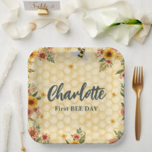 Sweet to bee Bumble Wildlfower Spring Birthday Par