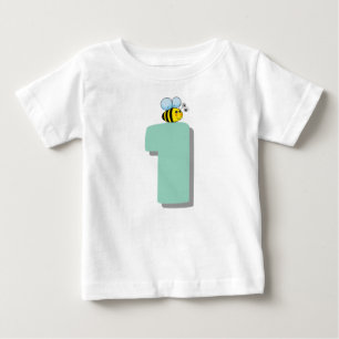 Sweet to Bee One 1st Birthday Cute Bumble Bee Baby T-Shirt