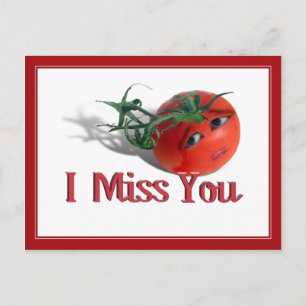 Sweet Tomato "I Miss You" Postcard