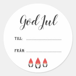 Sweet Tomtenissar - Christmas paper labels