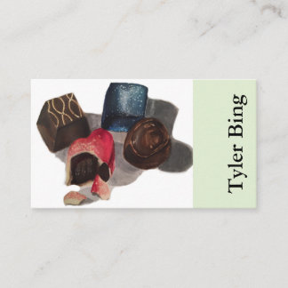 Sweet Tooth, Chocolate Art Business Card