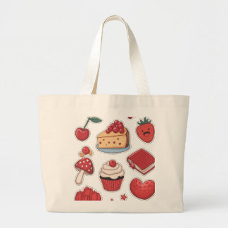Sweet Tooth Dessert Pattern Tote Bag 