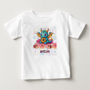 Sweet Tooth Dragon Print Baby T-Shirt