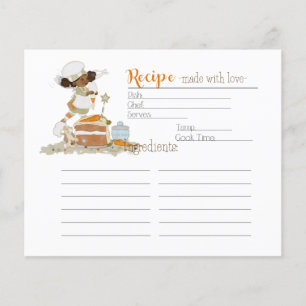Sweet Tooth Fairy - Dessert Recipe Card