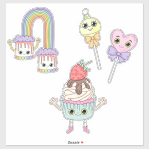 Sweet Treat Candy Land Custom-Cut Vinyl Sticker