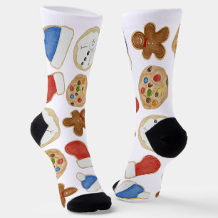 Sweet Treat Holiday Cookies Crew Socks