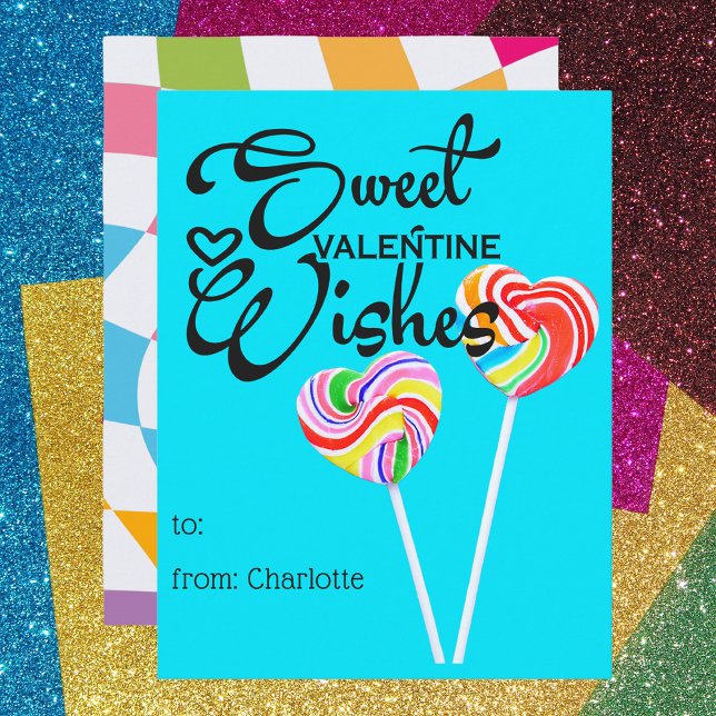 Sweet Treat Kid's Valentine's Day Classroom Card (Creator Uploaded)
