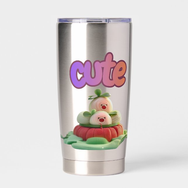 Sweet Treats 3D Kawaii Art Insulated Tumbler (Front)