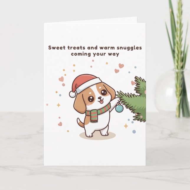 Sweet Treats and Warm Snuggles Coming Your Way Card (Front)