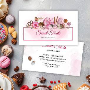 Sweet Treats Bakery  Business Card