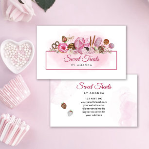 Sweet Treats Bakery  Business Card