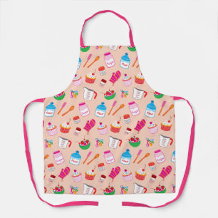 Sweet Treats Baking Pattern Apron