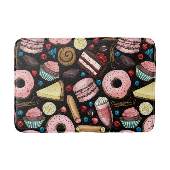 Sweet treats  bath mat (Front)