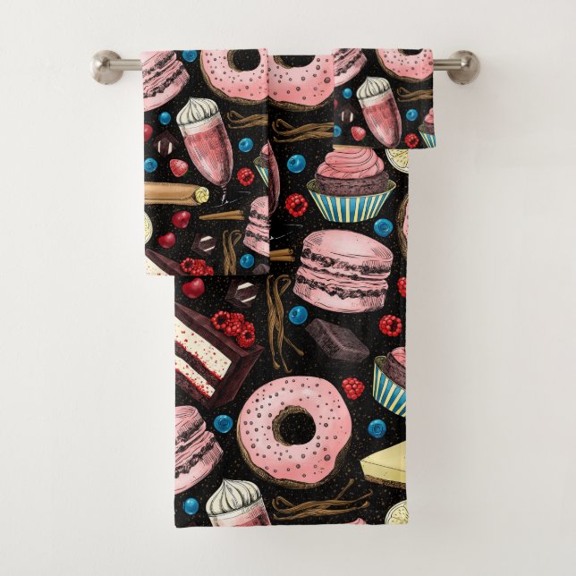 Sweet treats  bath towel set (Insitu)
