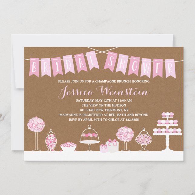 Sweet Treats | Bridal Shower Invitation (Front)