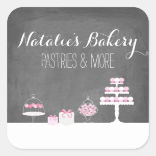 Sweet Treats Chalkboard Bakery Sticker