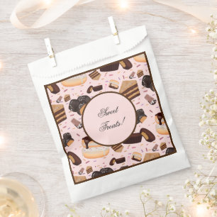 Sweet Treats Chocolate Doughnut Mocha Peanut Butte Favour Bags