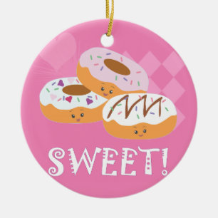 Sweet Treats - Doughnuts! Ceramic Tree Decoration