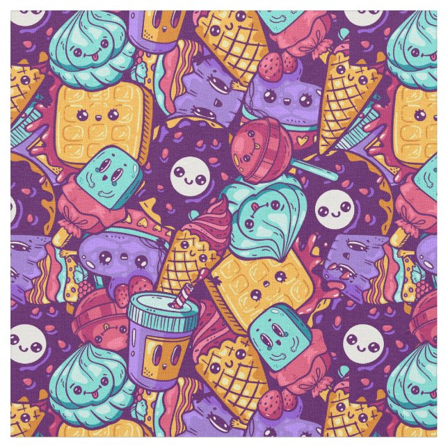 Sweet Treats Fabric (Close Up)