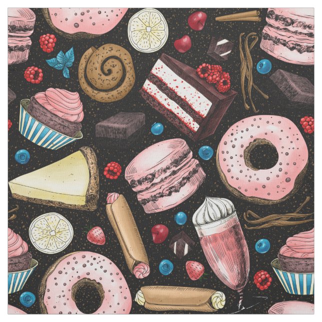 Sweet treats  fabric (Swatch)
